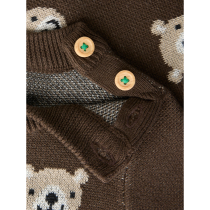 NAME IT Striktrøje Neil Chocolate Brown